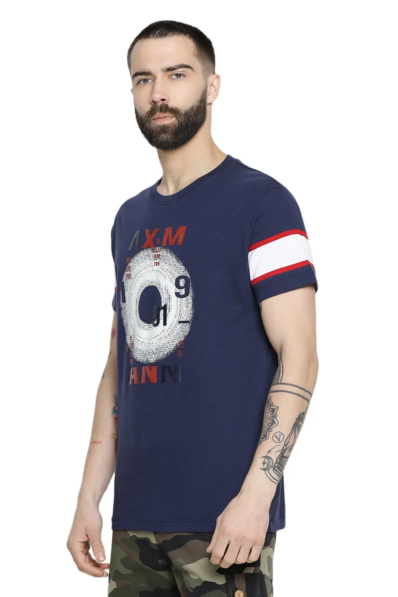 Axmann Matrix Casual Printed T-Shirt