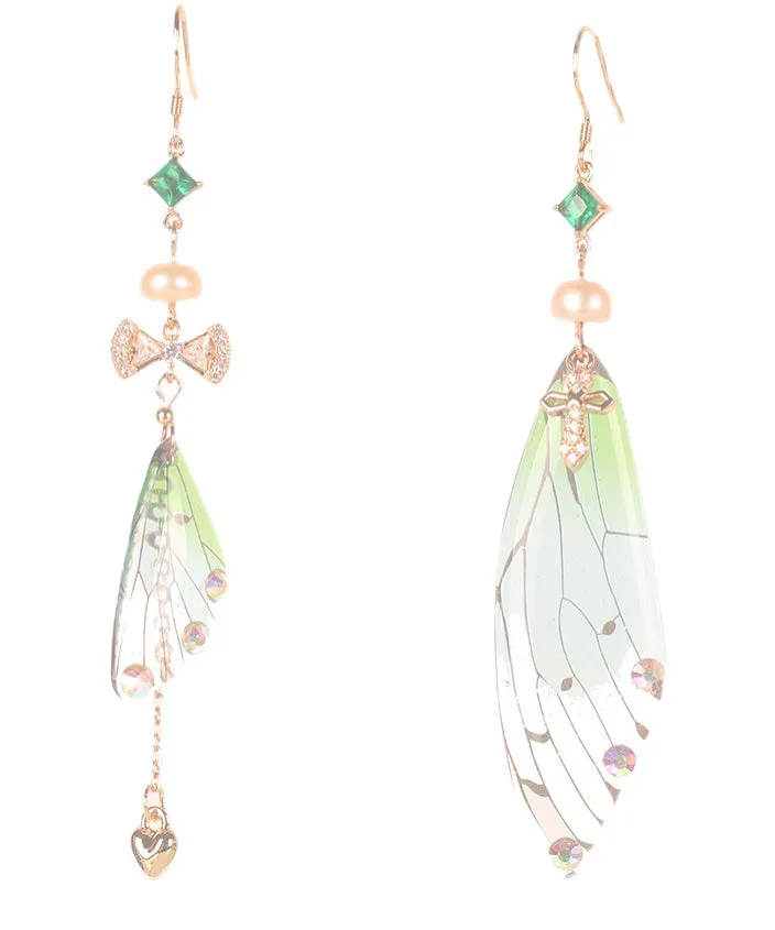 Beautiful Butterfly Wings Drop Earrings