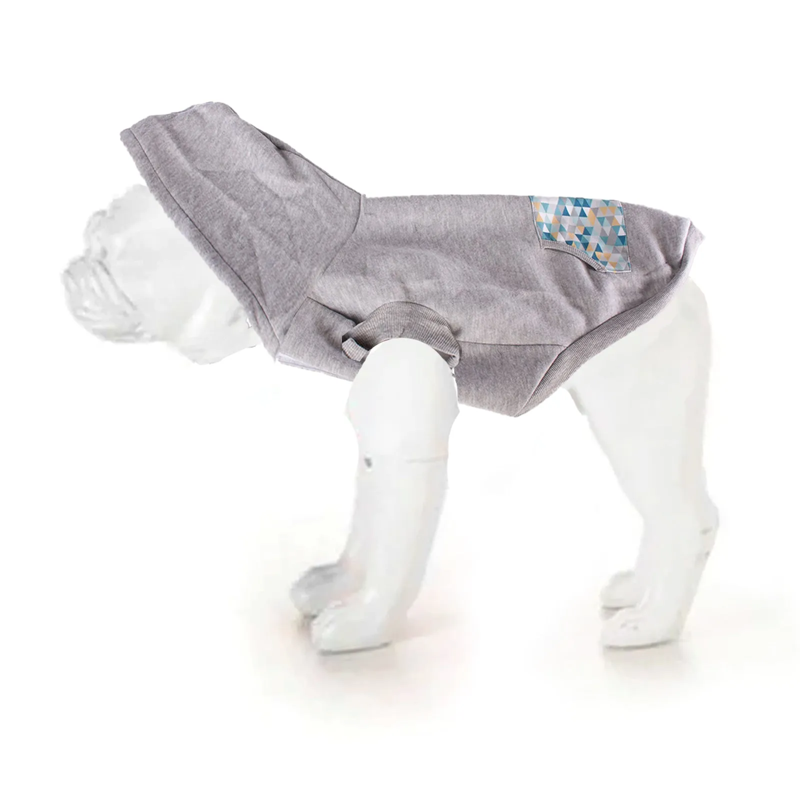 Bobby Grey Prism Dog Coat Pull