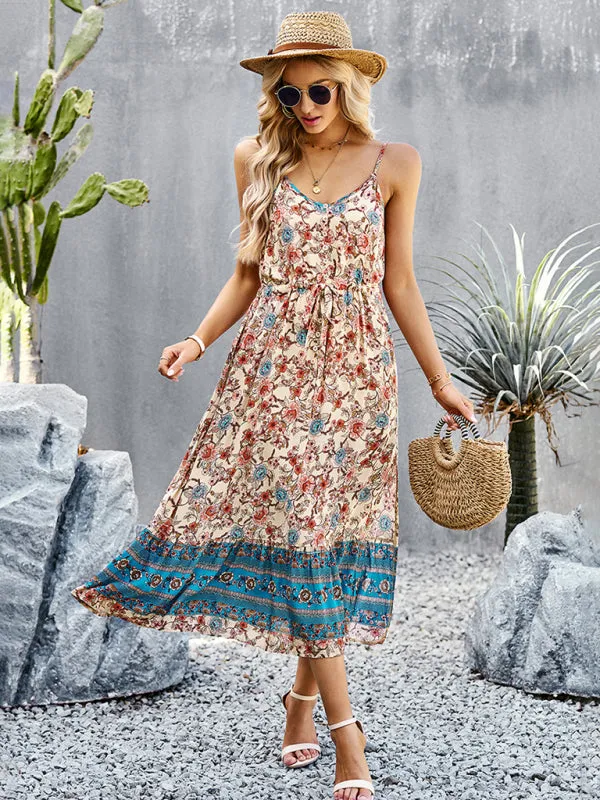 Boho Chic Summer Vacation Dress for Women