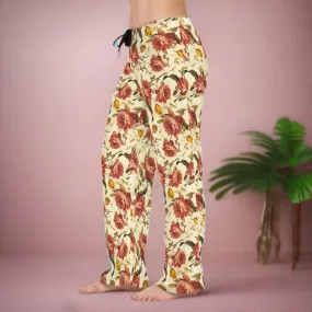 Chic Botanical Print Lounge Pants - Women's Ultimate Comfort and Fashion