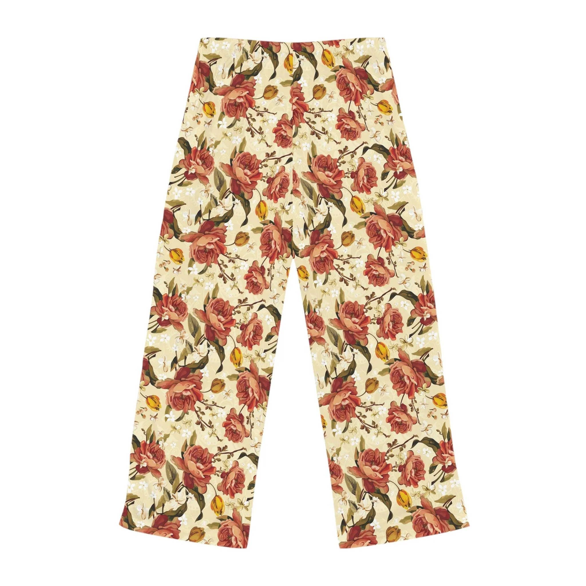 Chic Botanical Print Lounge Pants - Women's Ultimate Comfort and Fashion