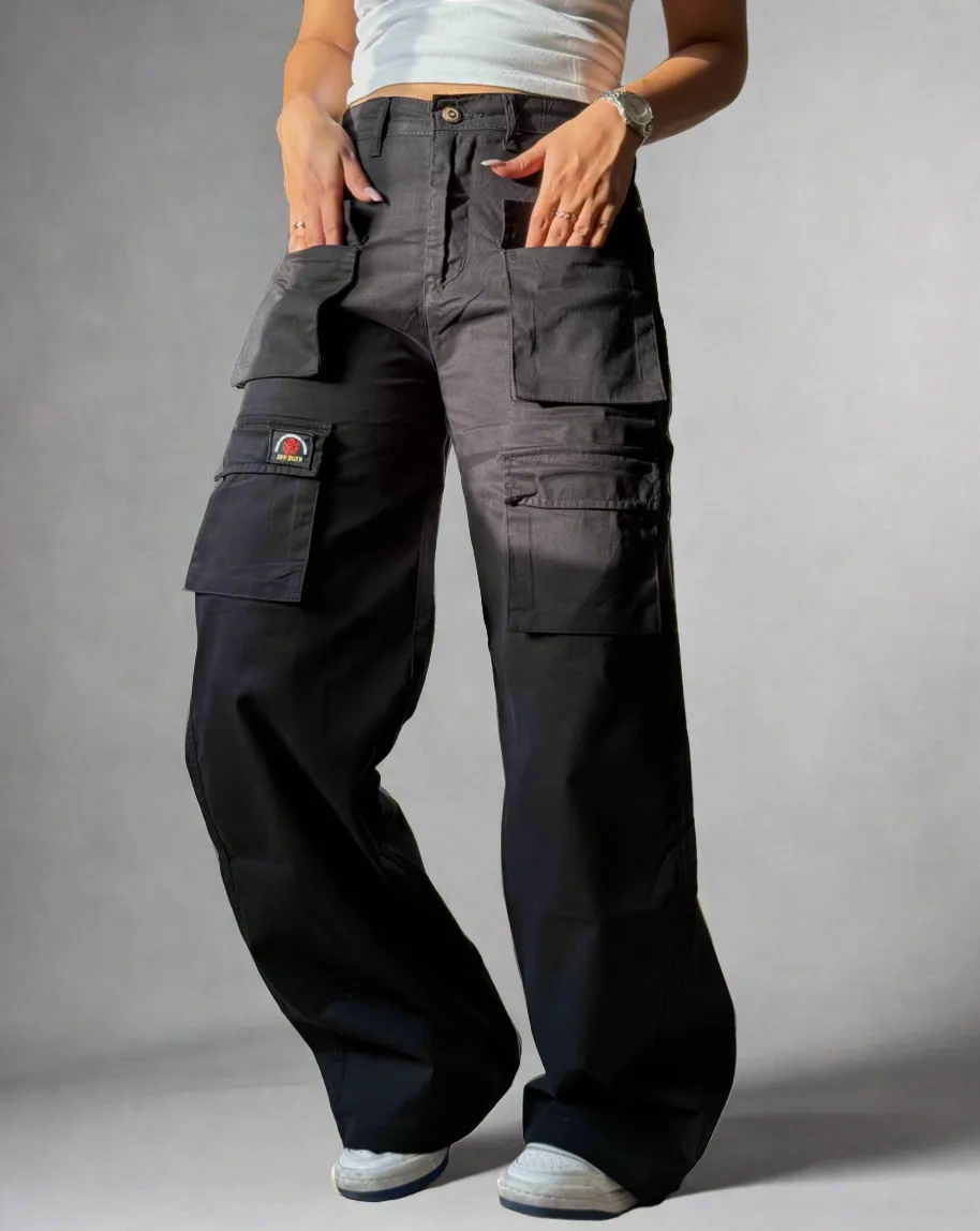 City Chic Multi Pocket Trousers