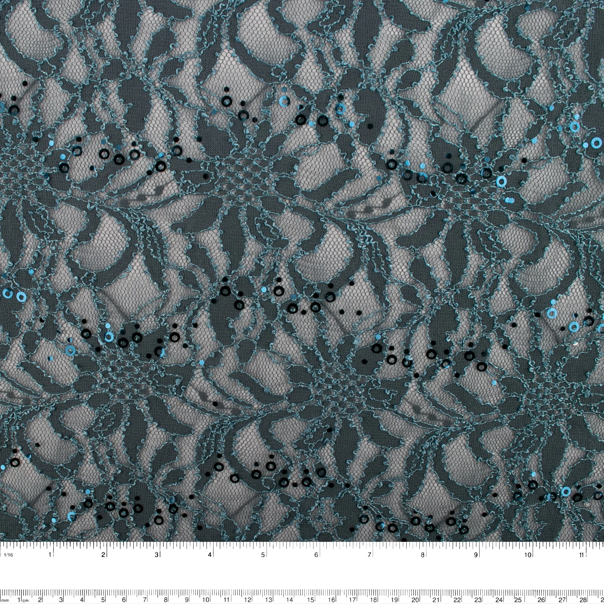 Corded lace - VIRGINIA - Light teal