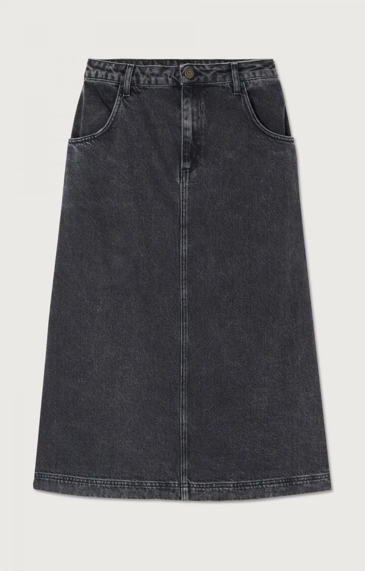 Denim Skirt Yop13d Black-Poivre