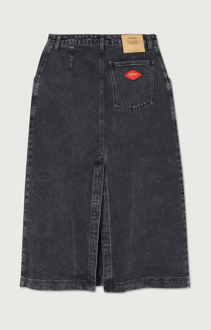 Denim Skirt Yop13d Black-Poivre