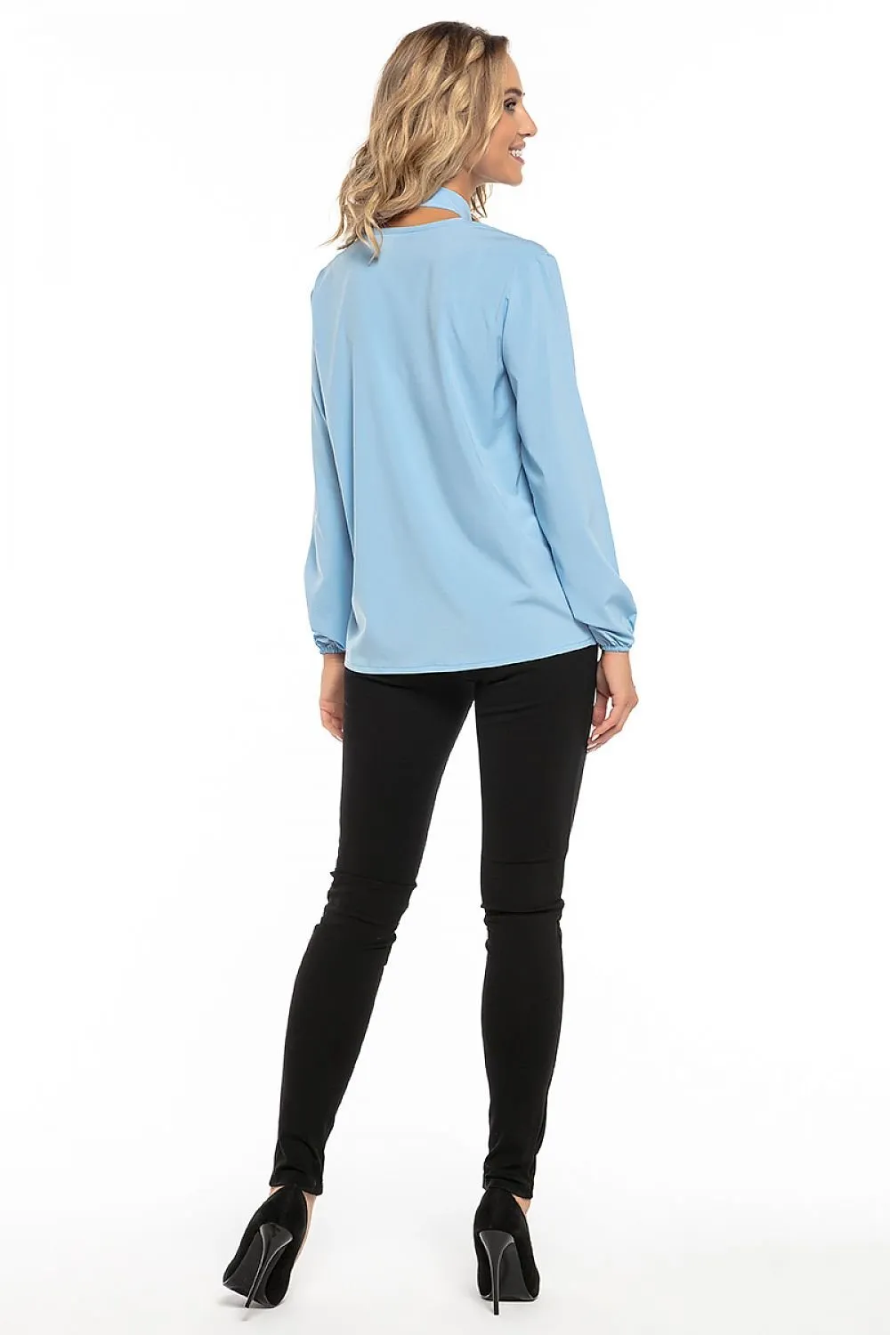 Elegant Chiffon Top with Stylish Tie Accent