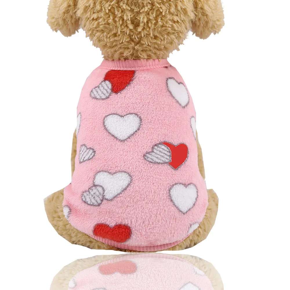 Fun Velvet Fleece Warm Dog & Cat Clothes