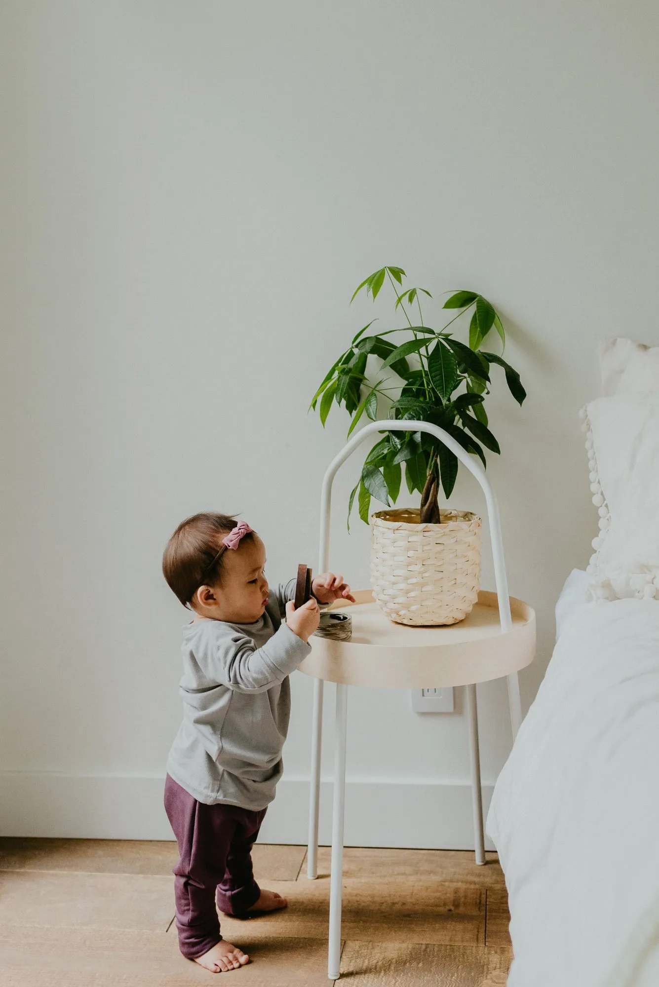 Grow With Me Pants | Fig (0-6 months)