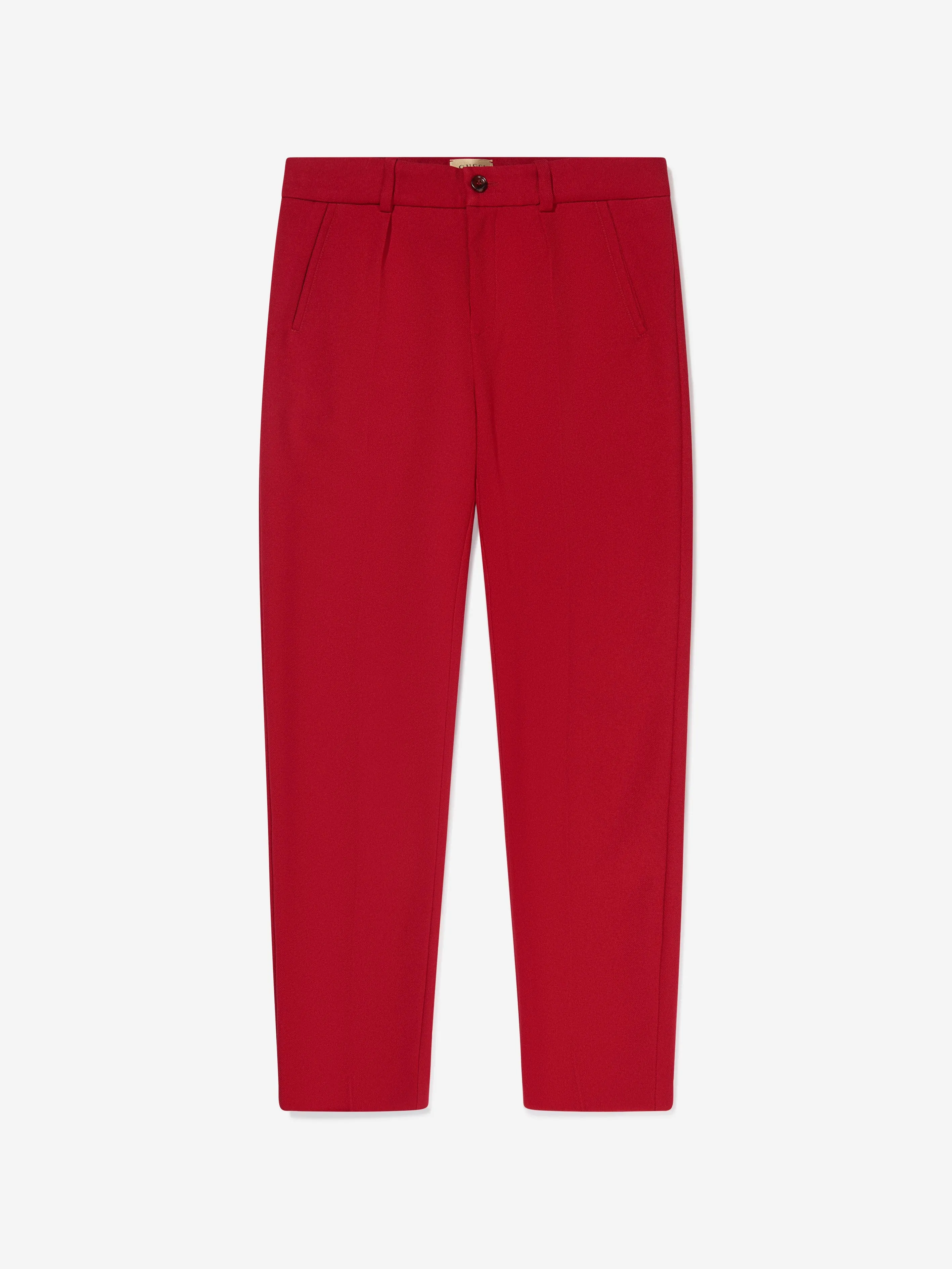 Gucci Boys Woven Branded Trousers