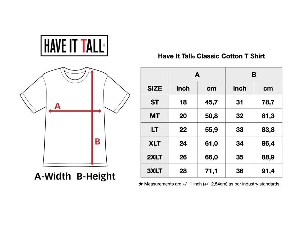 Have It Tall Classic Cotton T Shirt, Tan, 2 Pack