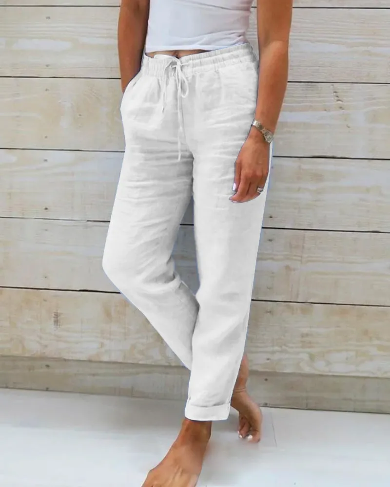 Ivyshape | Casual Chic Straight Trousers