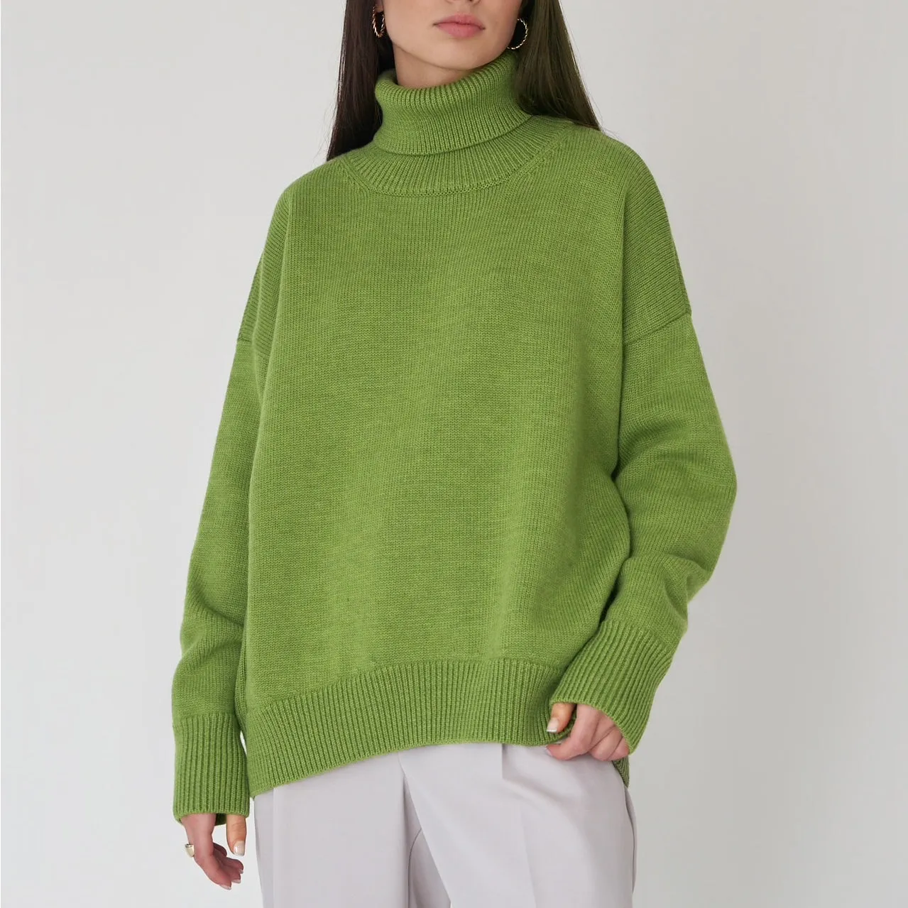 Jade Thick Warm Women Pullover