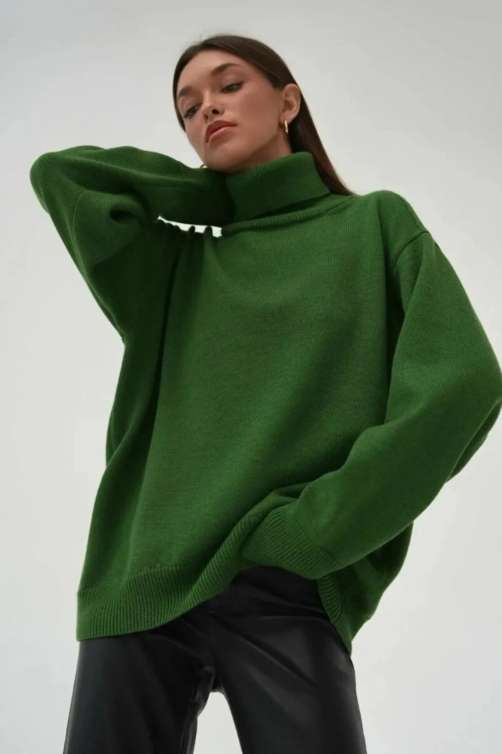 Jade Thick Warm Women Pullover