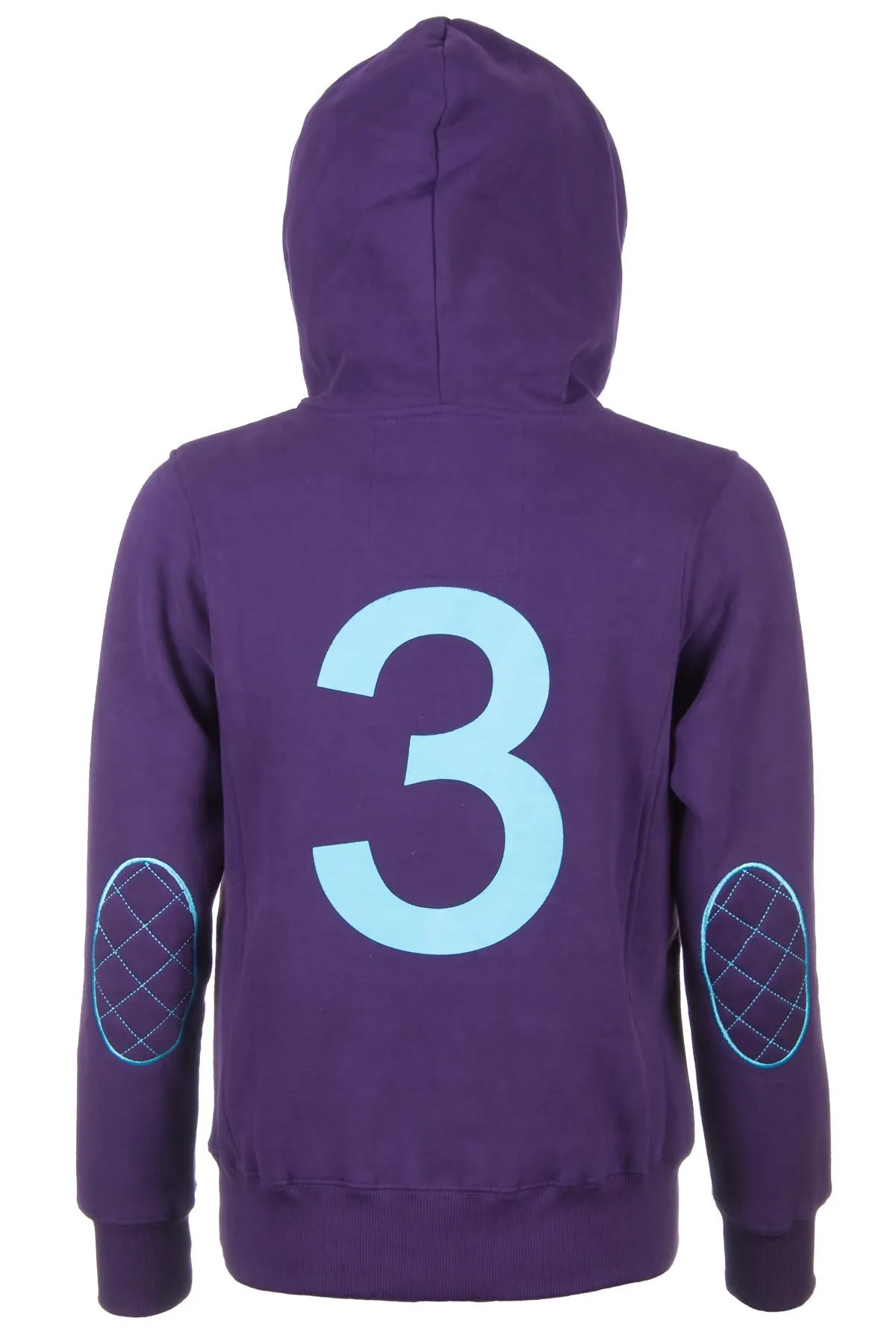 Ladies Button Neck Hoody