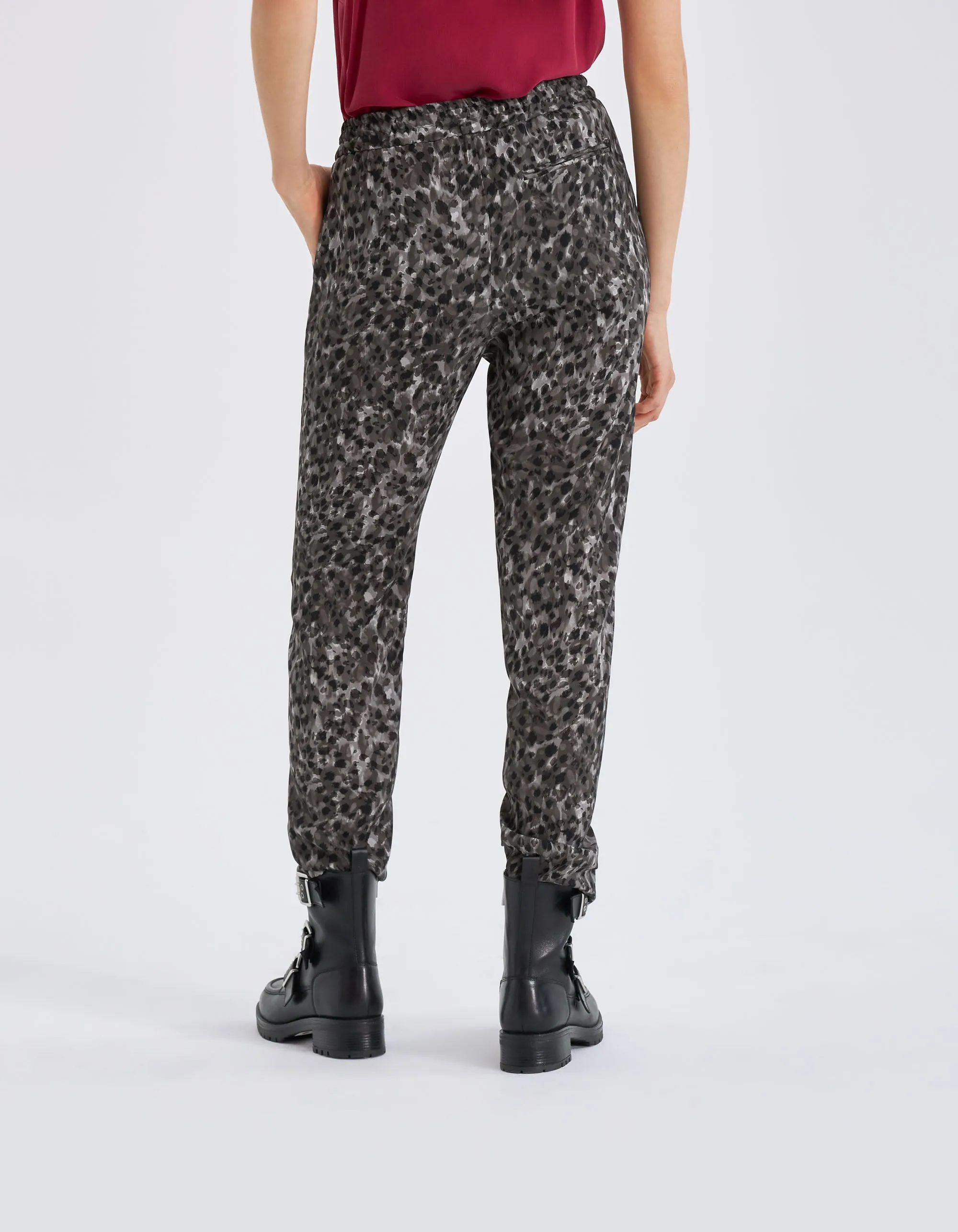 Lounge Leopard Print Trousers