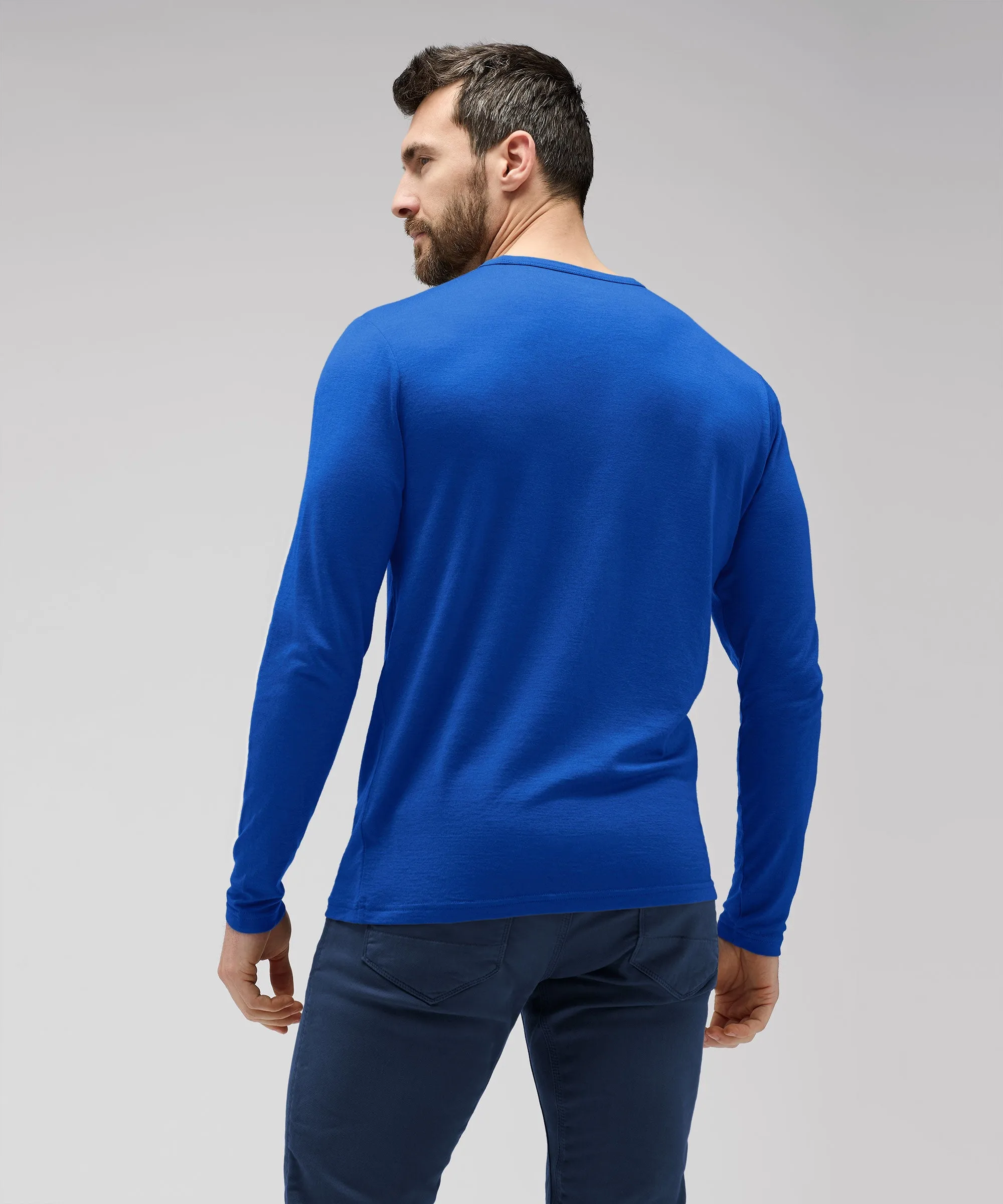 Men's Long Sleeve Merino Crew