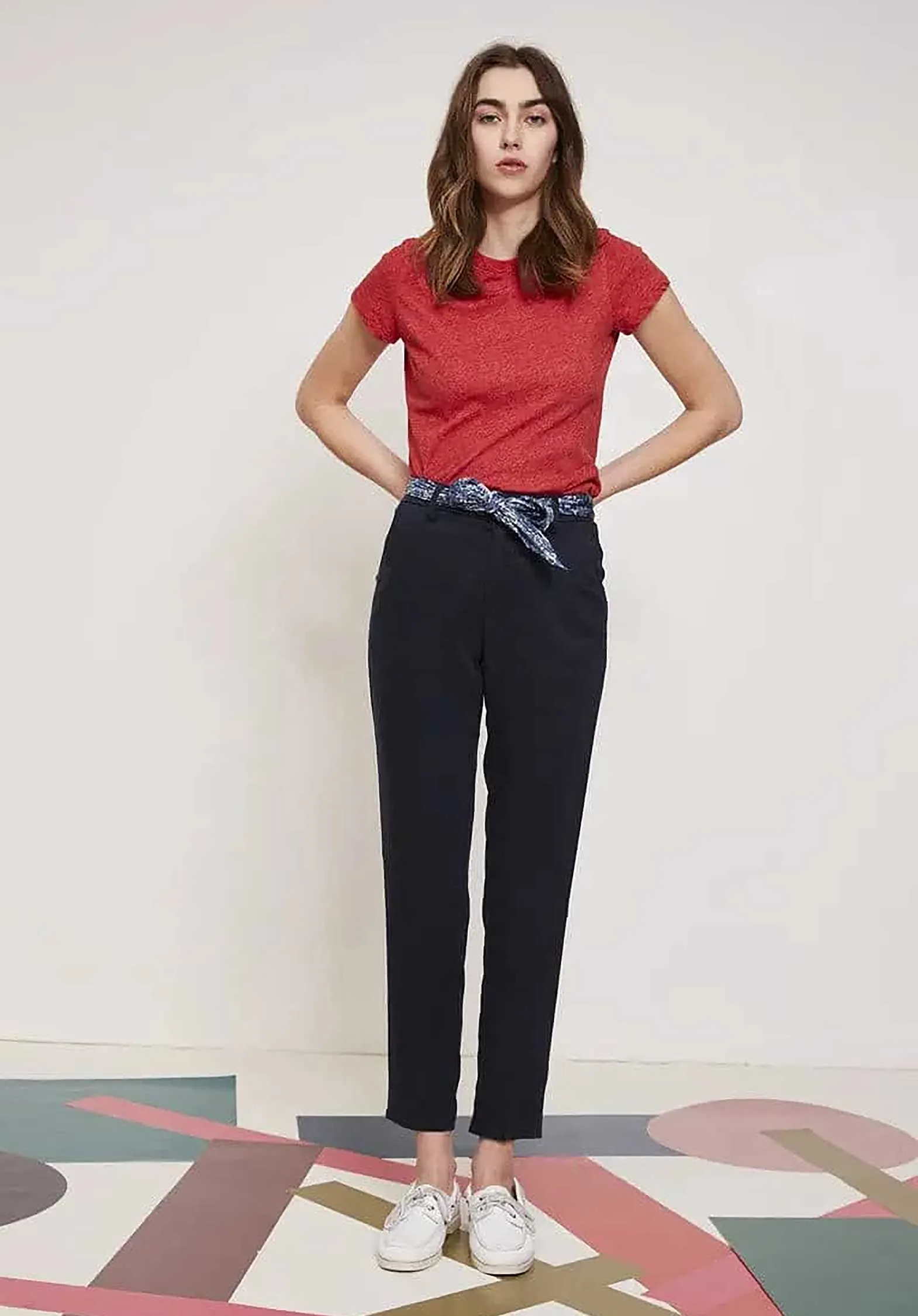 Pants Po0194 Thea Tencel Marine