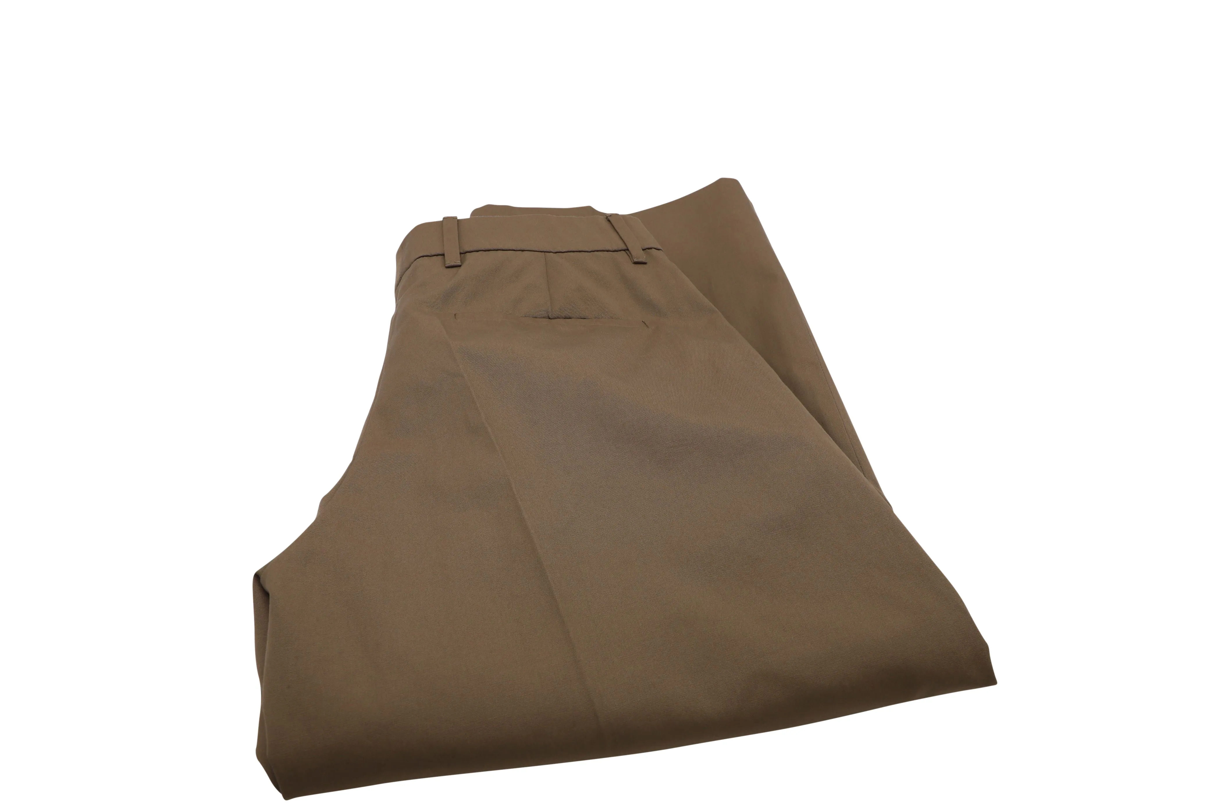 Prada Khaki Trousers in Brown Cotton