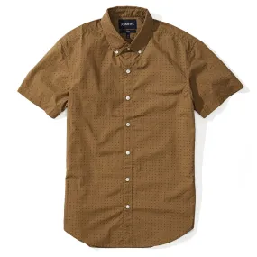 Stephen  - Camel Print Short Sleeve Shirt