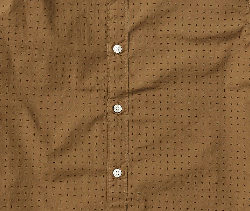 Stephen  - Camel Print Short Sleeve Shirt