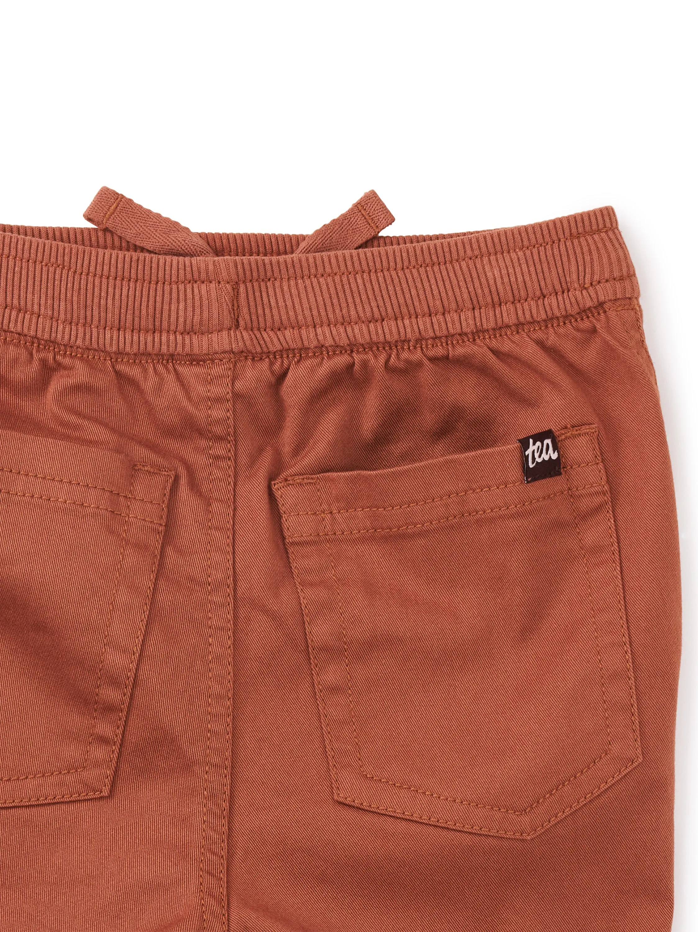 Timeless Stretch Twill Pants - Russet