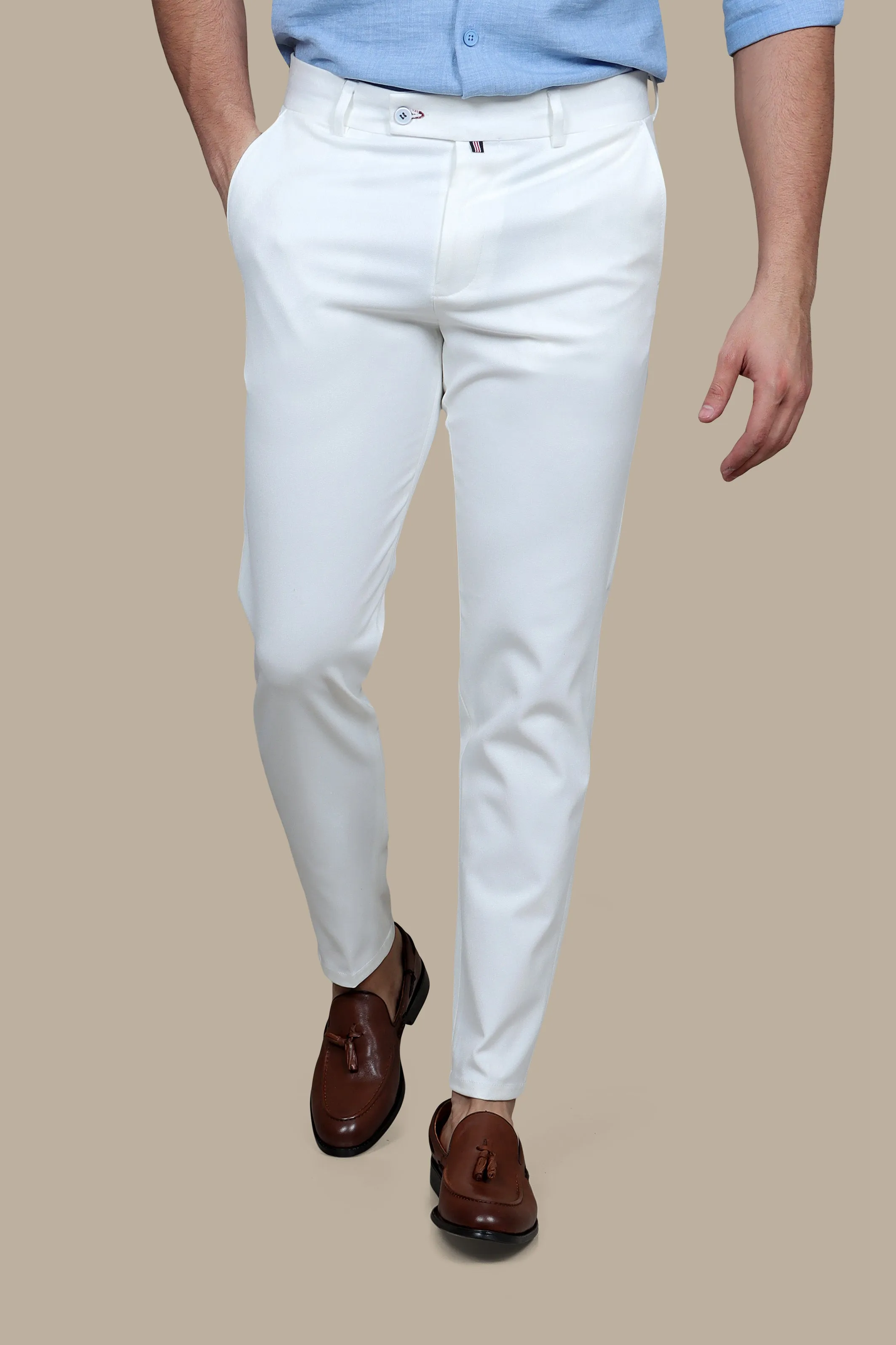 Timeless White: Classic White Pants