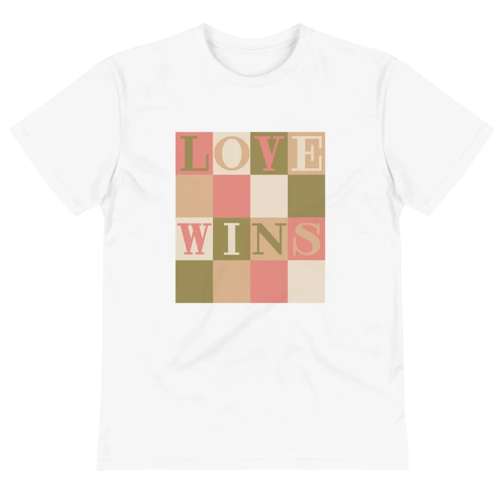 WARM "LOVE WINS" BLOCK LETTERS