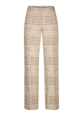 Whisper white plaid trousers