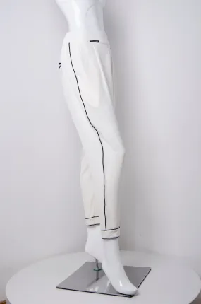 White Pyjama Chic Pants