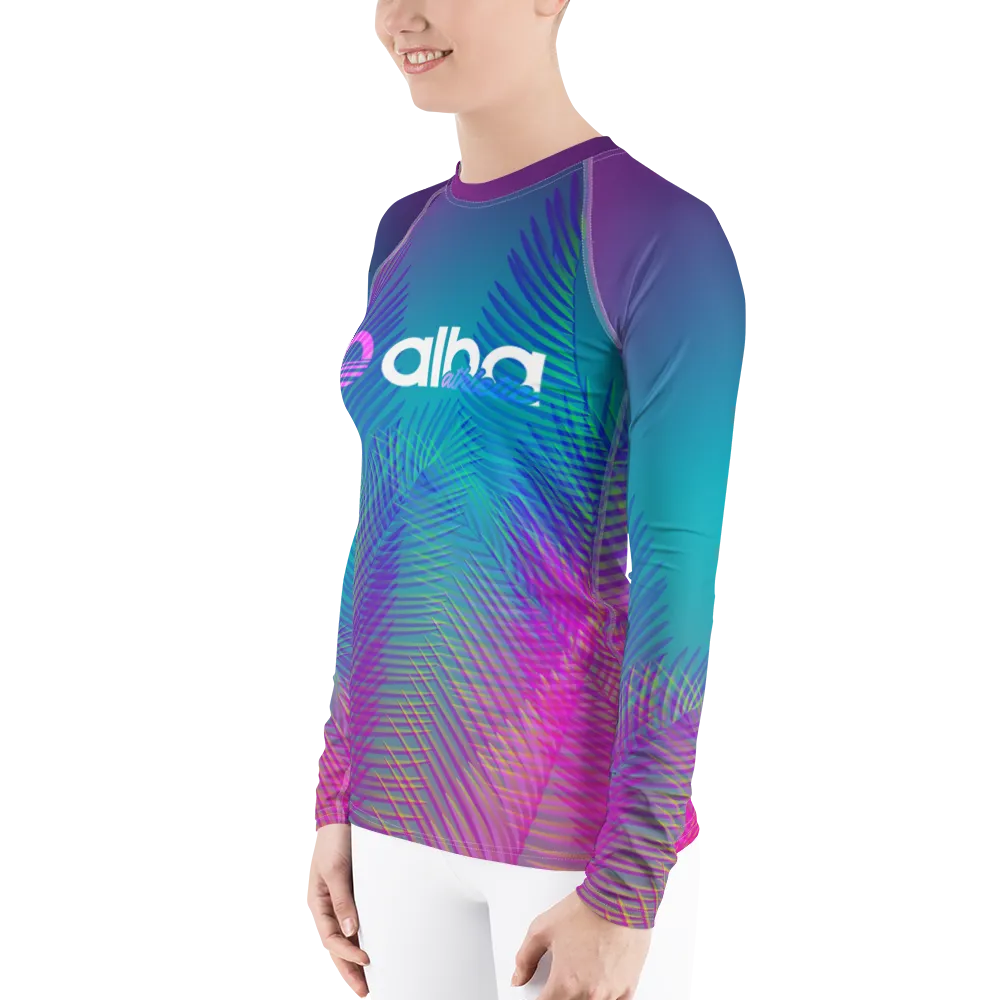 Women's Long Sleeve Shirt - Palms