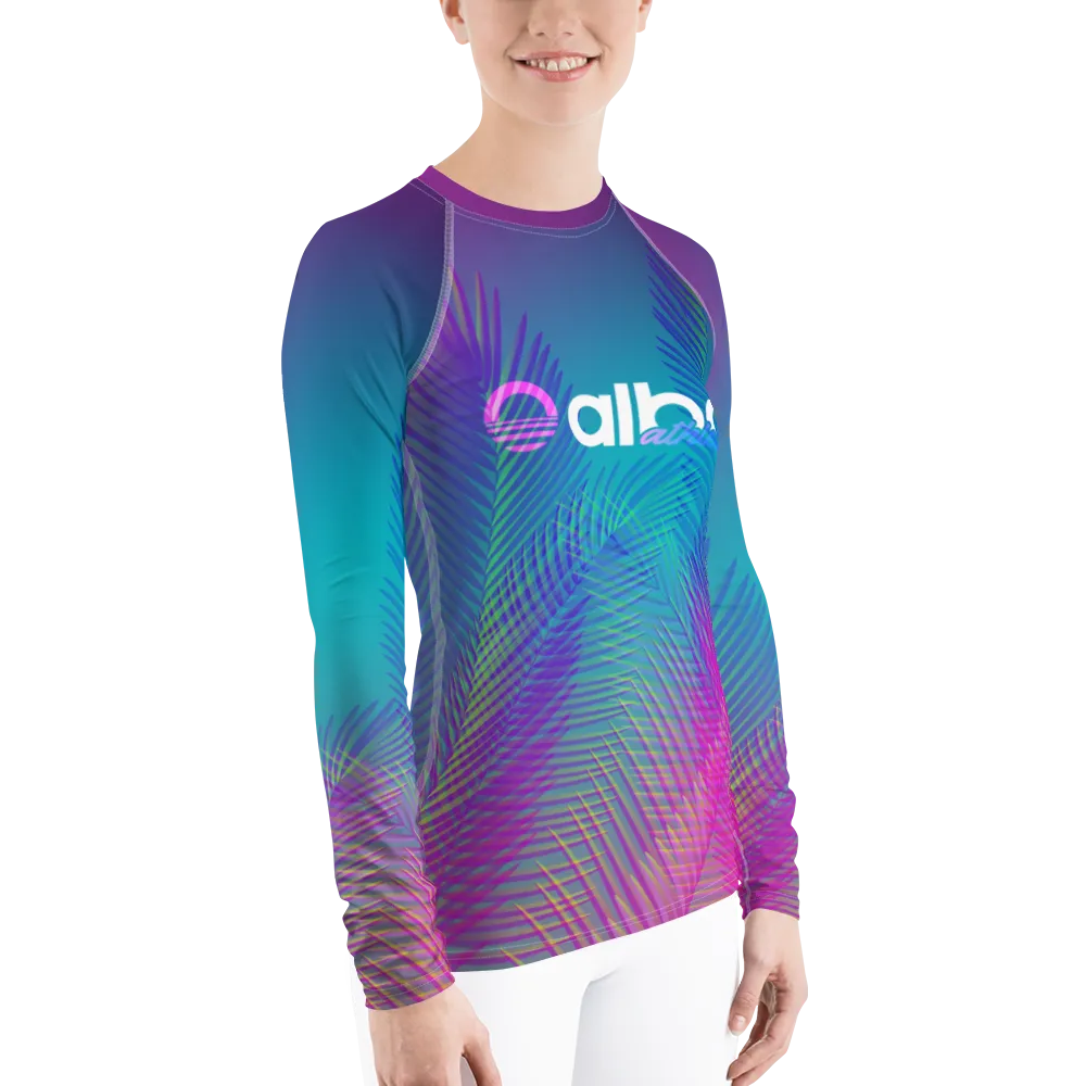 Women's Long Sleeve Shirt - Palms