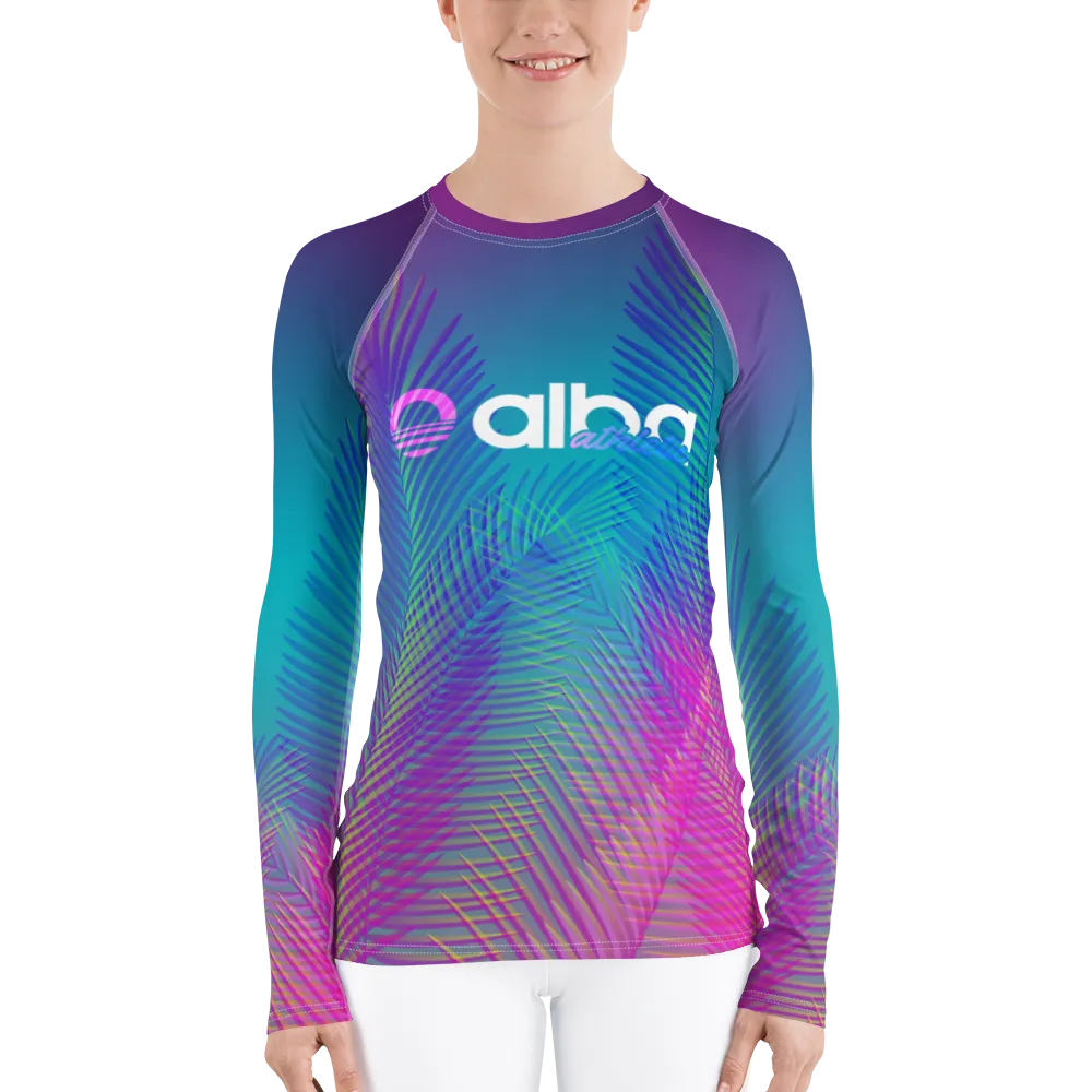 Women's Long Sleeve Shirt - Palms