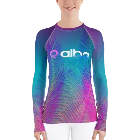 Women's Long Sleeve Shirt - Palms